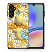 Thumbnail for Θήκη Samsung Galaxy A05s Bubble Daisies από τη Smartfits με σχέδιο στο πίσω μέρος και μαύρο περίβλημα | Samsung Galaxy A05s Bubble Daisies case with colorful back and black bezels