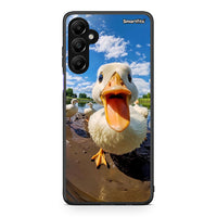 Thumbnail for Samsung Galaxy A05s Duck Face θήκη από τη Smartfits με σχέδιο στο πίσω μέρος και μαύρο περίβλημα | Smartphone case with colorful back and black bezels by Smartfits