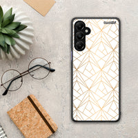 Thumbnail for Geometric Luxury White - Samsung Galaxy A05S case