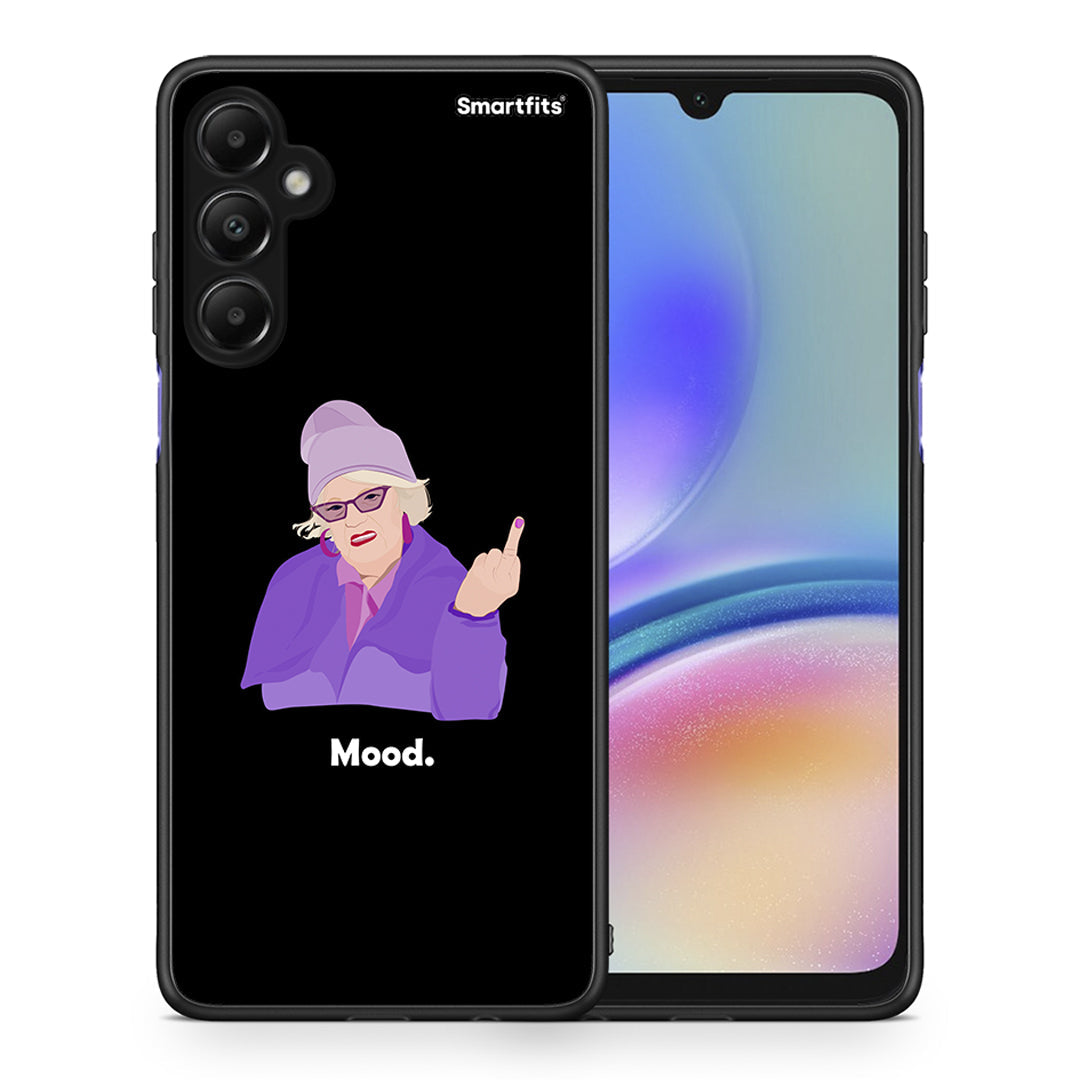 Θήκη Samsung Galaxy A05s Grandma Mood Black από τη Smartfits με σχέδιο στο πίσω μέρος και μαύρο περίβλημα | Samsung Galaxy A05s Grandma Mood Black case with colorful back and black bezels