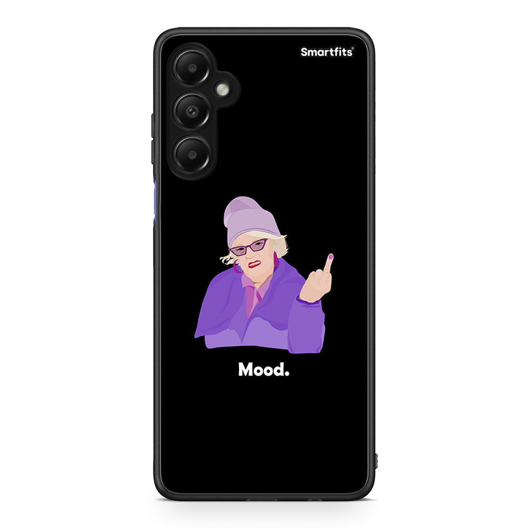 Samsung Galaxy A05s Grandma Mood Black θήκη από τη Smartfits με σχέδιο στο πίσω μέρος και μαύρο περίβλημα | Smartphone case with colorful back and black bezels by Smartfits