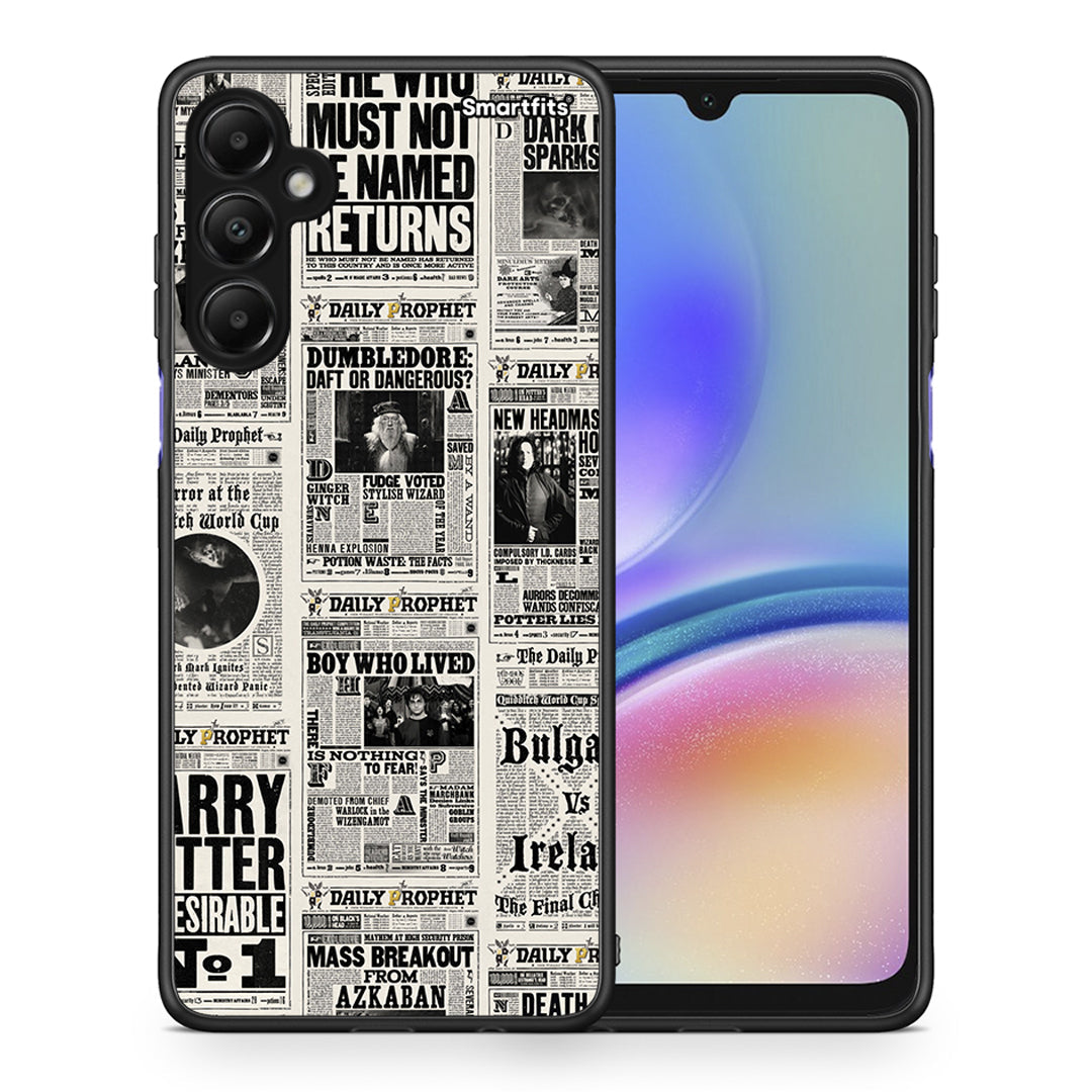 Θήκη Samsung Galaxy A05s Harry Paper από τη Smartfits με σχέδιο στο πίσω μέρος και μαύρο περίβλημα | Samsung Galaxy A05s Harry Paper case with colorful back and black bezels