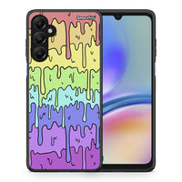 Thumbnail for Θήκη Samsung Galaxy A05s Melting Rainbow από τη Smartfits με σχέδιο στο πίσω μέρος και μαύρο περίβλημα | Samsung Galaxy A05s Melting Rainbow case with colorful back and black bezels