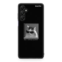 Thumbnail for Samsung Galaxy A05s Meme Cat θήκη από τη Smartfits με σχέδιο στο πίσω μέρος και μαύρο περίβλημα | Smartphone case with colorful back and black bezels by Smartfits