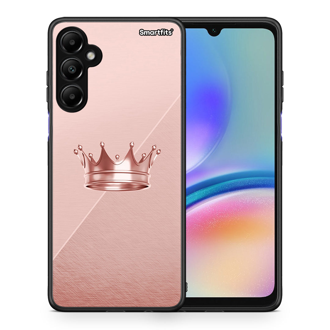 Θήκη Samsung Galaxy A05s Crown Minimal από τη Smartfits με σχέδιο στο πίσω μέρος και μαύρο περίβλημα | Samsung Galaxy A05s Crown Minimal case with colorful back and black bezels