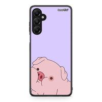 Thumbnail for Samsung Galaxy A05s Pig Love 2 Θήκη Αγίου Βαλεντίνου από τη Smartfits με σχέδιο στο πίσω μέρος και μαύρο περίβλημα | Smartphone case with colorful back and black bezels by Smartfits