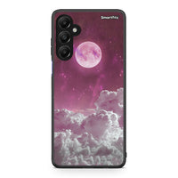 Thumbnail for Samsung Galaxy A05s Pink Moon Θήκη από τη Smartfits με σχέδιο στο πίσω μέρος και μαύρο περίβλημα | Smartphone case with colorful back and black bezels by Smartfits
