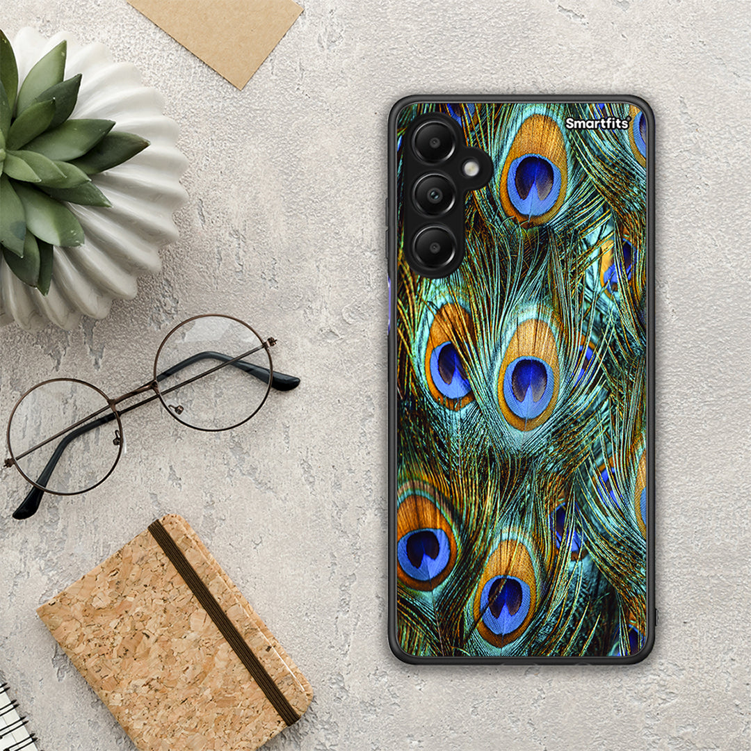 Real Peacock Feathers - Samsung Galaxy A05S case