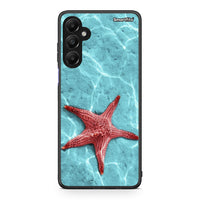 Thumbnail for Samsung Galaxy A05s Red Starfish Θήκη από τη Smartfits με σχέδιο στο πίσω μέρος και μαύρο περίβλημα | Smartphone case with colorful back and black bezels by Smartfits