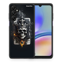 Thumbnail for Θήκη Samsung Galaxy A05s Skull King Ace από τη Smartfits με σχέδιο στο πίσω μέρος και μαύρο περίβλημα | Samsung Galaxy A05s Skull King Ace case with colorful back and black bezels