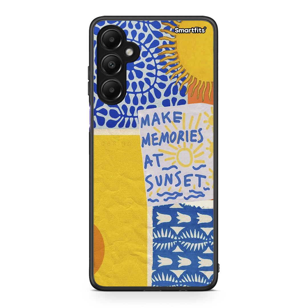 Samsung Galaxy A05s Sunset Memories Θήκη από τη Smartfits με σχέδιο στο πίσω μέρος και μαύρο περίβλημα | Smartphone case with colorful back and black bezels by Smartfits