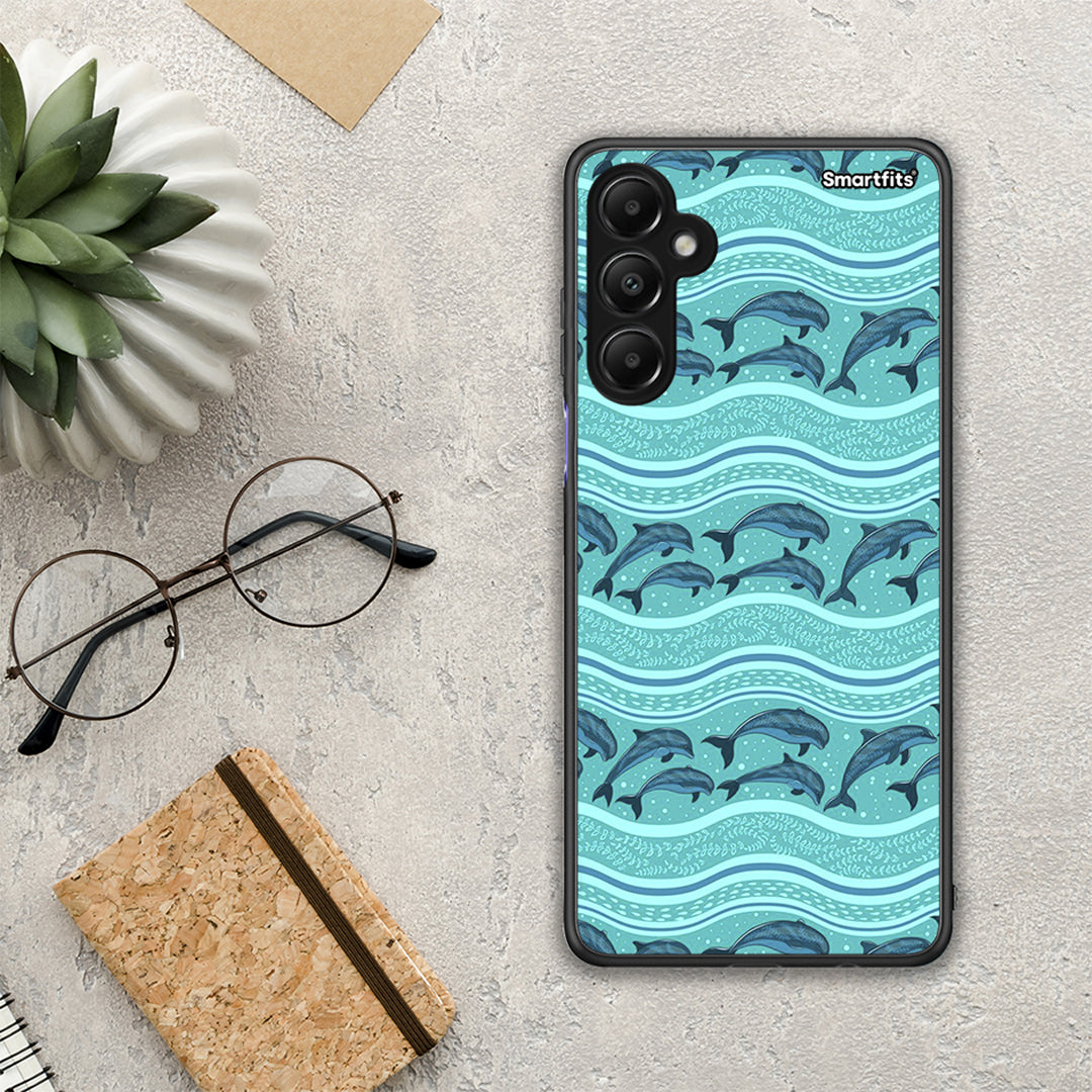 Swimming Dolphins - Samsung Galaxy A05S case