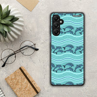 Thumbnail for Swimming Dolphins - Samsung Galaxy A05S case