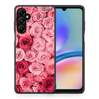 Thumbnail for Θήκη Samsung Galaxy A05s RoseGarden Valentine από τη Smartfits με σχέδιο στο πίσω μέρος και μαύρο περίβλημα | Samsung Galaxy A05s RoseGarden Valentine case with colorful back and black bezels