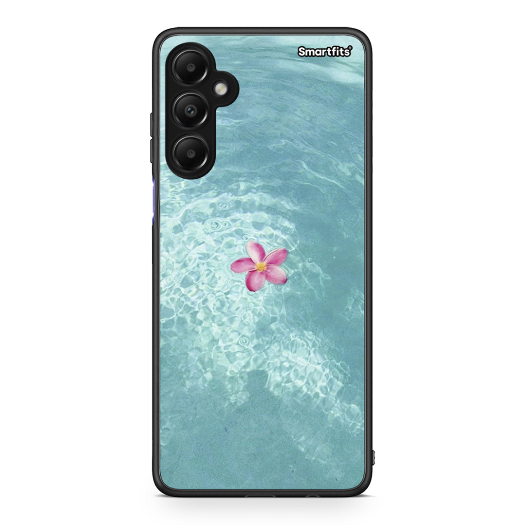 Samsung Galaxy A05s Water Flower Θήκη από τη Smartfits με σχέδιο στο πίσω μέρος και μαύρο περίβλημα | Smartphone case with colorful back and black bezels by Smartfits