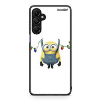 Thumbnail for Samsung Galaxy A05s Xmas Minion Lights θήκη από τη Smartfits με σχέδιο στο πίσω μέρος και μαύρο περίβλημα | Smartphone case with colorful back and black bezels by Smartfits