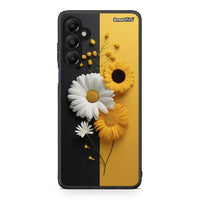 Thumbnail for Samsung Galaxy A05s Yellow Daisies θήκη από τη Smartfits με σχέδιο στο πίσω μέρος και μαύρο περίβλημα | Smartphone case with colorful back and black bezels by Smartfits