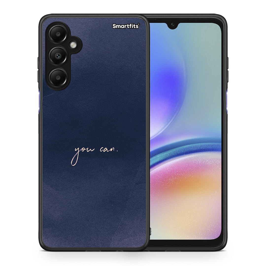 Θήκη Samsung Galaxy A05s You Can από τη Smartfits με σχέδιο στο πίσω μέρος και μαύρο περίβλημα | Samsung Galaxy A05s You Can case with colorful back and black bezels