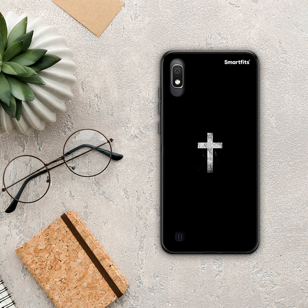 White Cross - Samsung Galaxy A10 θήκη