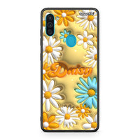 Thumbnail for Samsung A11/M11 Bubble Daisies θήκη από τη Smartfits με σχέδιο στο πίσω μέρος και μαύρο περίβλημα | Smartphone case with colorful back and black bezels by Smartfits