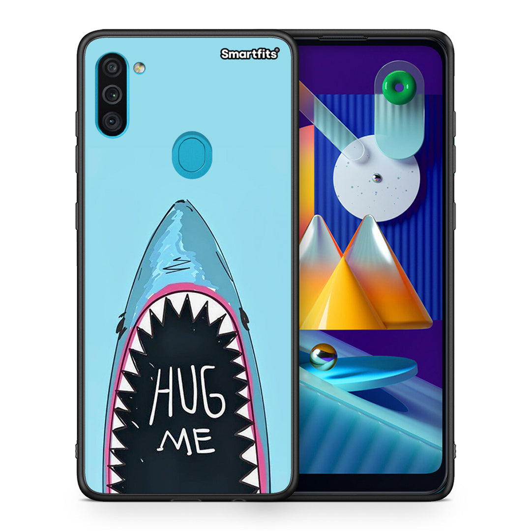 Θήκη Samsung A11/M11 Hug Me από τη Smartfits με σχέδιο στο πίσω μέρος και μαύρο περίβλημα | Samsung A11/M11 Hug Me case with colorful back and black bezels