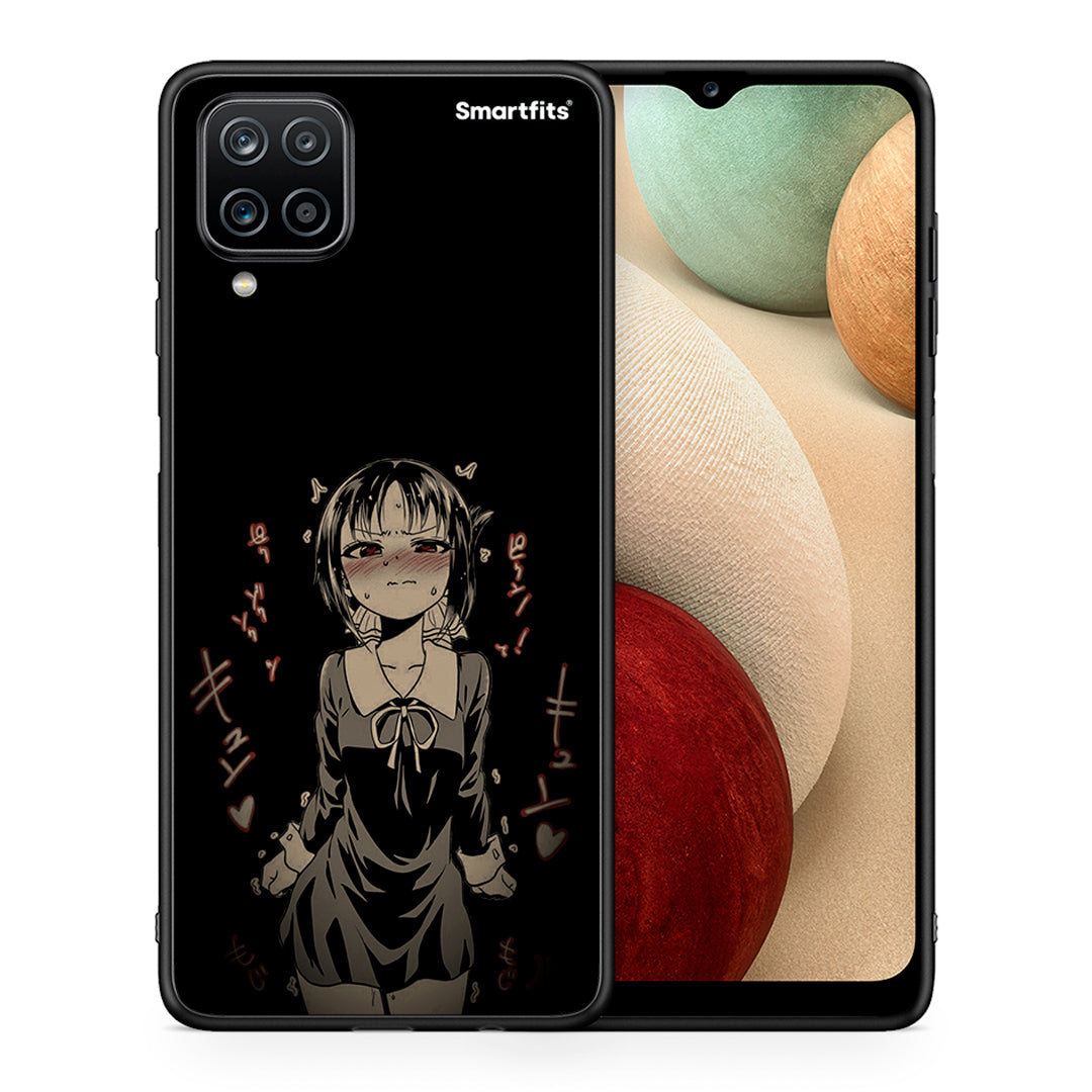 Θήκη Samsung A12 Anime Girl από τη Smartfits με σχέδιο στο πίσω μέρος και μαύρο περίβλημα | Samsung A12 Anime Girl case with colorful back and black bezels