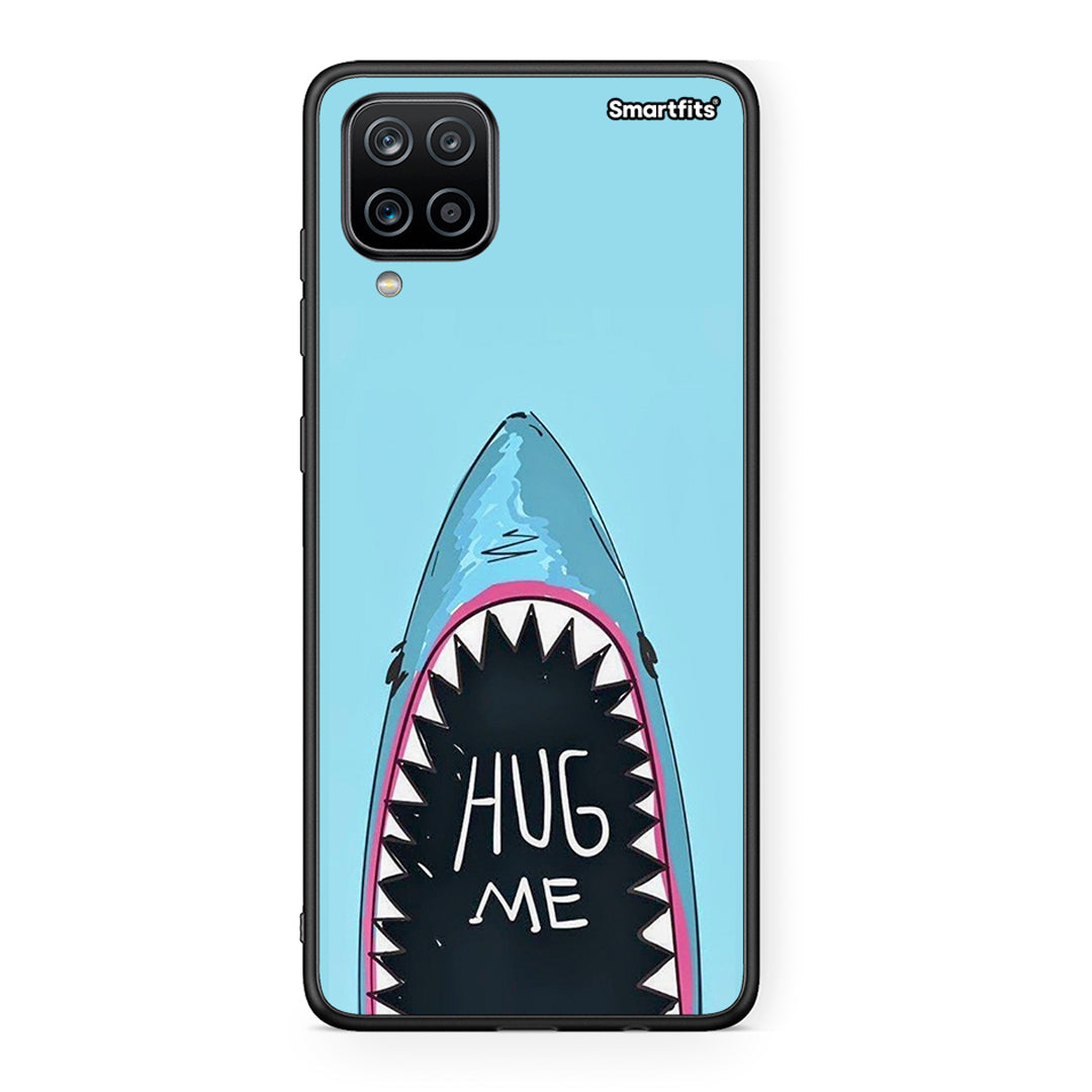Samsung A12 Hug Me θήκη από τη Smartfits με σχέδιο στο πίσω μέρος και μαύρο περίβλημα | Smartphone case with colorful back and black bezels by Smartfits