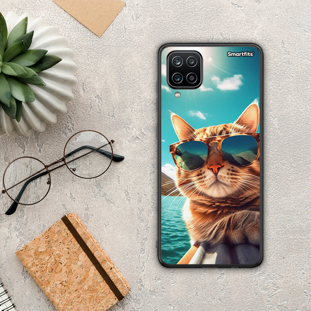 Summer Cat - Samsung Galaxy A12 case