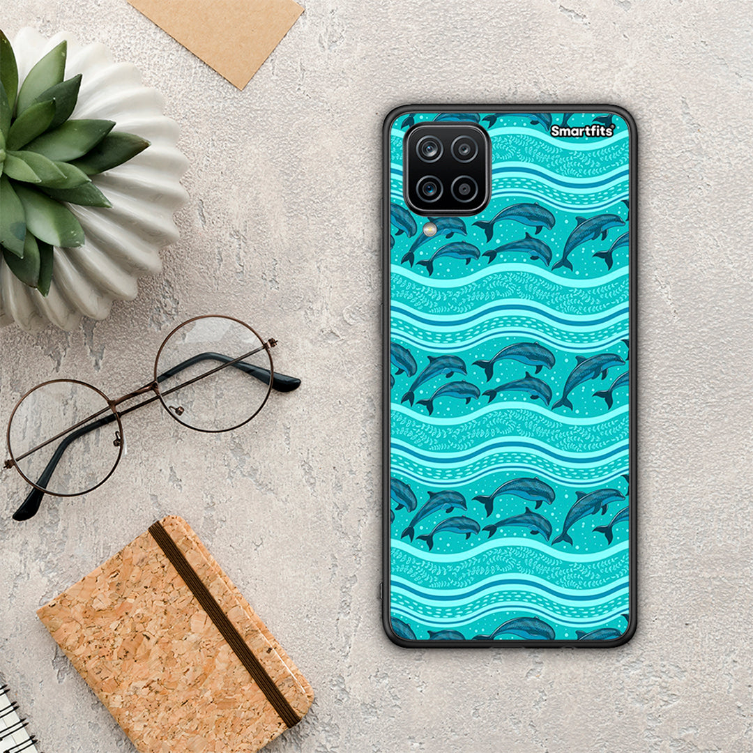 Swimming Dolphins - Samsung Galaxy A12 case