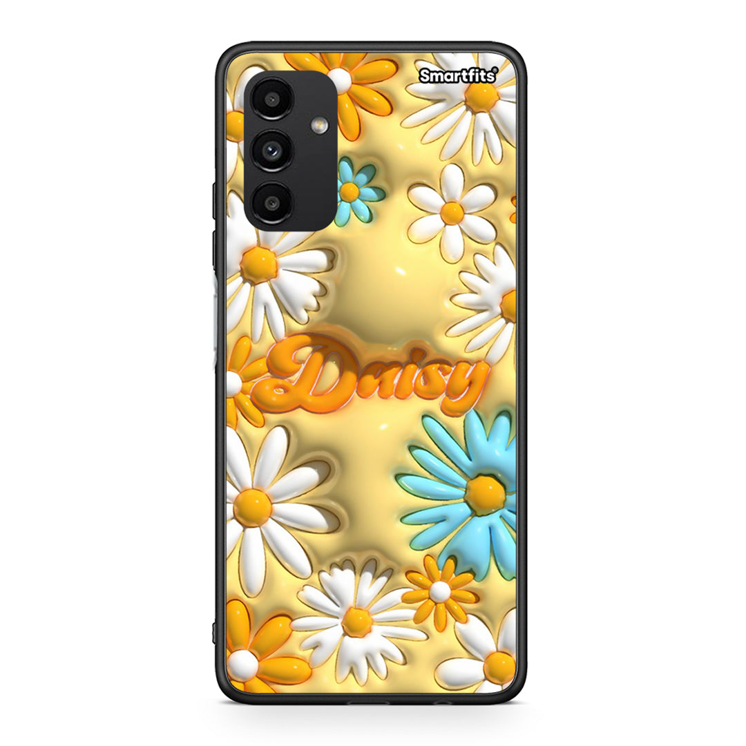 Samsung A04s Bubble Daisies θήκη από τη Smartfits με σχέδιο στο πίσω μέρος και μαύρο περίβλημα | Smartphone case with colorful back and black bezels by Smartfits