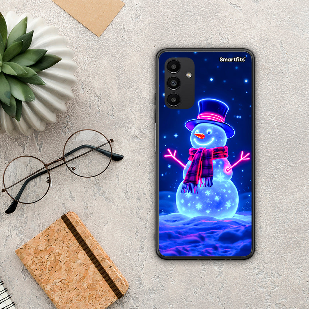 Christmas Neon Snowman - Samsung Galaxy A13 5G θήκη