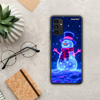 Thumbnail for Christmas Neon Snowman - Samsung Galaxy A13 5G θήκη