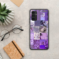 Thumbnail for Purple Aesthetic Collage - Samsung Galaxy A13 5G θήκη