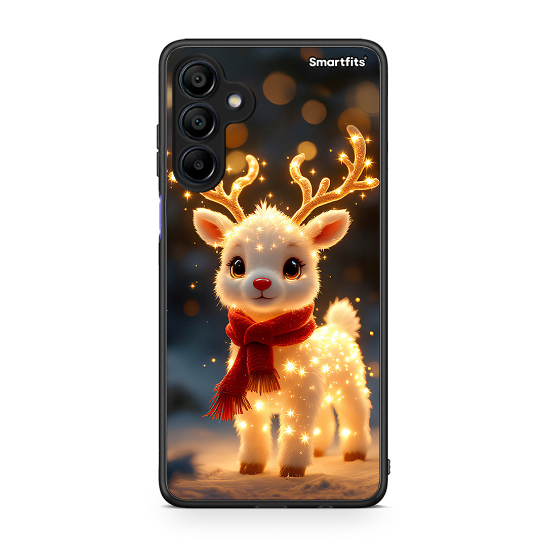 Samsung Galaxy A15 4G Christmas Cutie θήκη από τη Smartfits με σχέδιο στο πίσω μέρος και μαύρο περίβλημα | Smartphone case with colorful back and black bezels by Smartfits