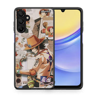 Thumbnail for Θήκη Samsung Galaxy A15 5G Anime Collage από τη Smartfits με σχέδιο στο πίσω μέρος και μαύρο περίβλημα | Samsung Galaxy A15 5G Anime Collage case with colorful back and black bezels