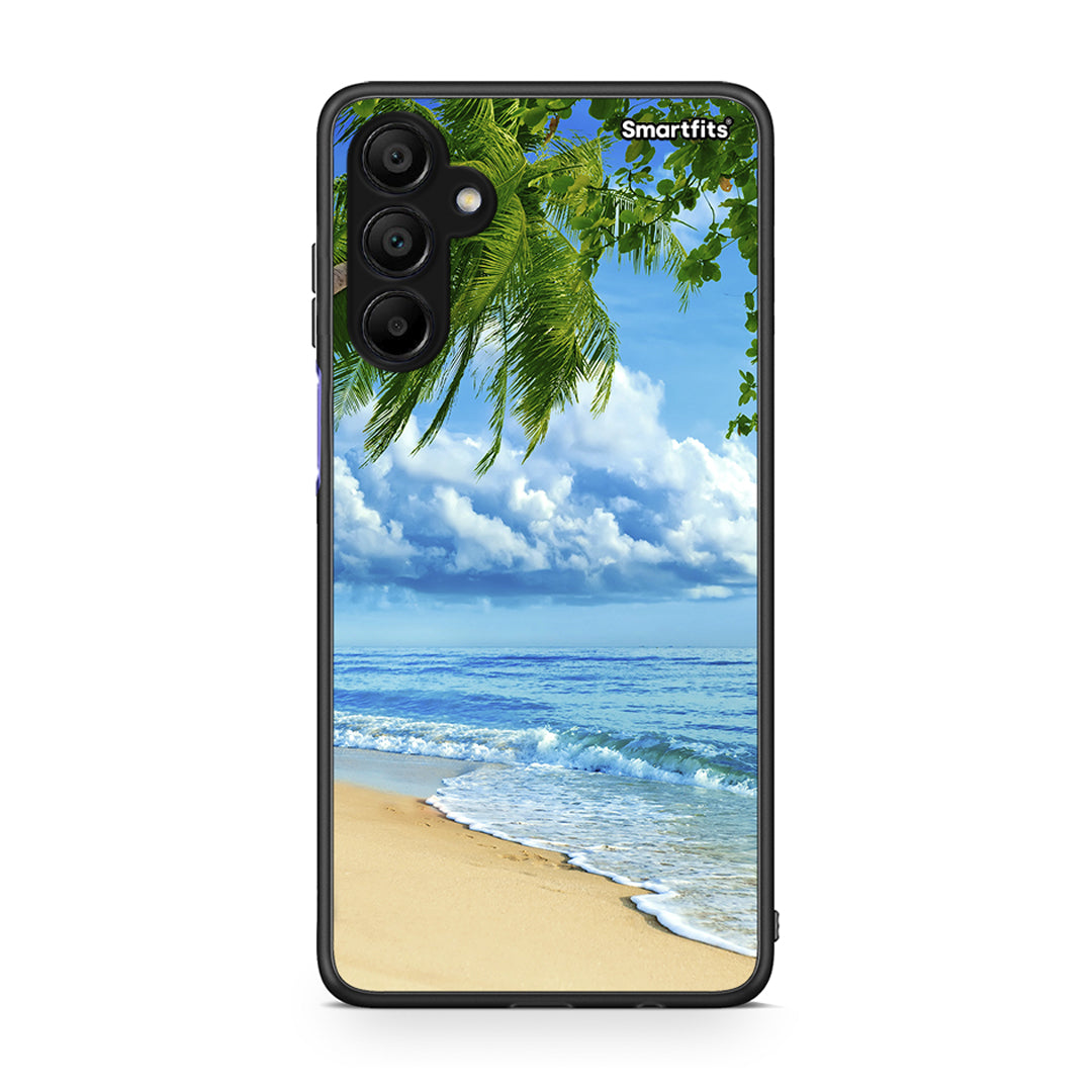 Samsung Galaxy A15 5G Beautiful Beach θήκη από τη Smartfits με σχέδιο στο πίσω μέρος και μαύρο περίβλημα | Smartphone case with colorful back and black bezels by Smartfits