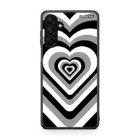 Thumbnail for Samsung Galaxy A15 5G Black Hearts θήκη από τη Smartfits με σχέδιο στο πίσω μέρος και μαύρο περίβλημα | Smartphone case with colorful back and black bezels by Smartfits