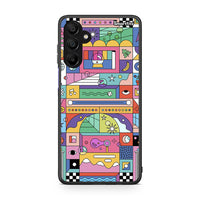 Thumbnail for Samsung Galaxy A15 5G Bubbles Soap θήκη από τη Smartfits με σχέδιο στο πίσω μέρος και μαύρο περίβλημα | Smartphone case with colorful back and black bezels by Smartfits