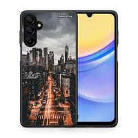 Thumbnail for Θήκη Samsung Galaxy A15 5G City Lights από τη Smartfits με σχέδιο στο πίσω μέρος και μαύρο περίβλημα | Samsung Galaxy A15 5G City Lights case with colorful back and black bezels