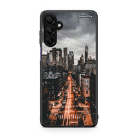 Thumbnail for Samsung Galaxy A15 5G City Lights θήκη από τη Smartfits με σχέδιο στο πίσω μέρος και μαύρο περίβλημα | Smartphone case with colorful back and black bezels by Smartfits