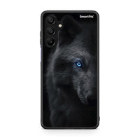 Thumbnail for Samsung Galaxy A15 5G Dark Wolf θήκη από τη Smartfits με σχέδιο στο πίσω μέρος και μαύρο περίβλημα | Smartphone case with colorful back and black bezels by Smartfits