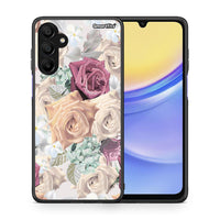 Thumbnail for Θήκη Samsung Galaxy A15 5G Bouquet Floral από τη Smartfits με σχέδιο στο πίσω μέρος και μαύρο περίβλημα | Samsung Galaxy A15 5G Bouquet Floral case with colorful back and black bezels