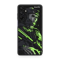 Thumbnail for Samsung Galaxy A15 5G Green Soldier Θήκη Αγίου Βαλεντίνου από τη Smartfits με σχέδιο στο πίσω μέρος και μαύρο περίβλημα | Smartphone case with colorful back and black bezels by Smartfits