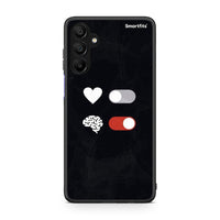 Thumbnail for Samsung Galaxy A15 5G Heart Vs Brain Θήκη Αγίου Βαλεντίνου από τη Smartfits με σχέδιο στο πίσω μέρος και μαύρο περίβλημα | Smartphone case with colorful back and black bezels by Smartfits