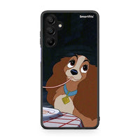 Thumbnail for Samsung Galaxy A15 5G Lady And Tramp 2 Θήκη Αγίου Βαλεντίνου από τη Smartfits με σχέδιο στο πίσω μέρος και μαύρο περίβλημα | Smartphone case with colorful back and black bezels by Smartfits