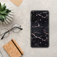 Thumbnail for 034 Marble Black Rosegold - Samsung Galaxy A15 5G θήκη