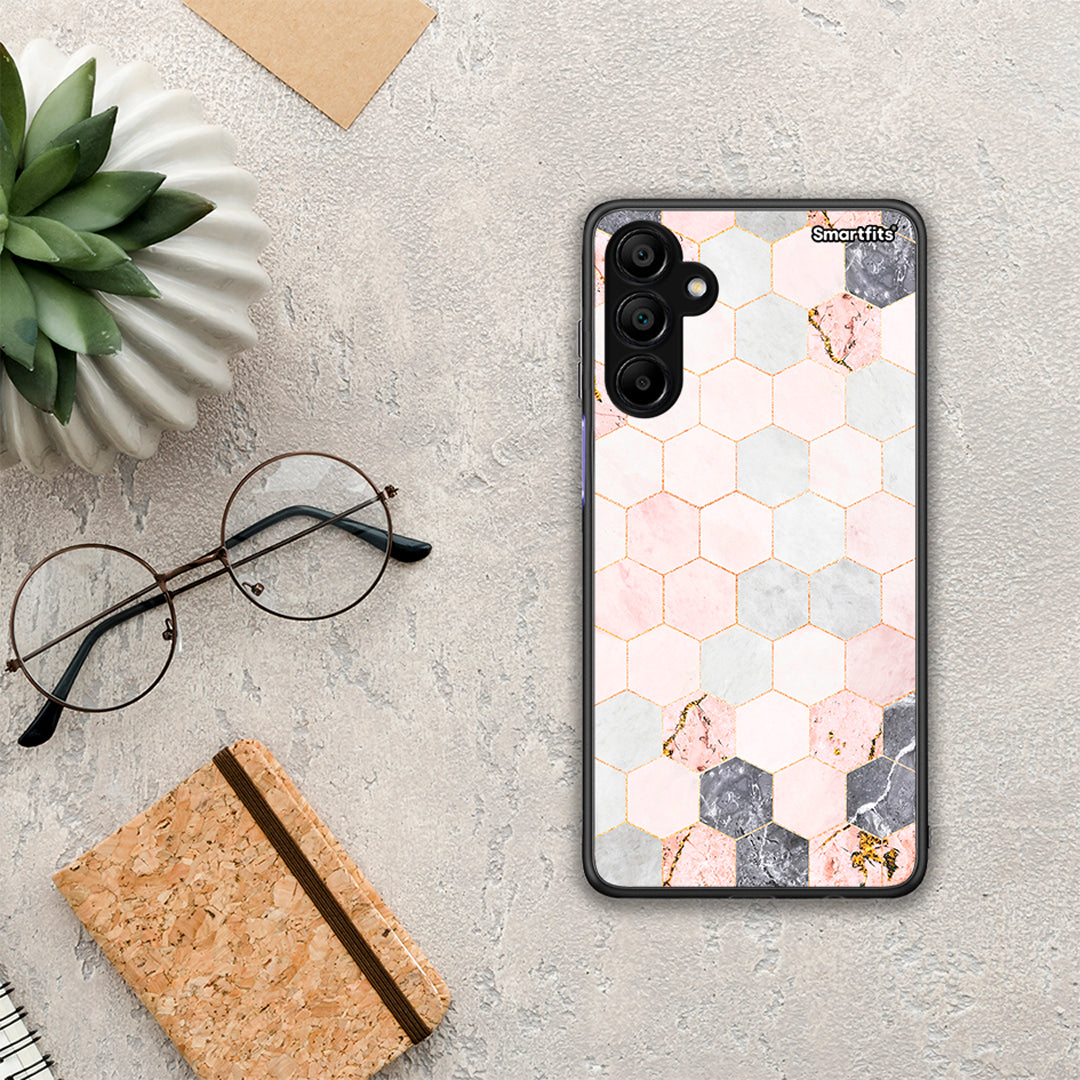 Marble Hexagon Pink - Samsung Galaxy A15 5G θήκη