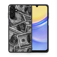 Thumbnail for Θήκη Samsung Galaxy A15 5G Money Dollars από τη Smartfits με σχέδιο στο πίσω μέρος και μαύρο περίβλημα | Samsung Galaxy A15 5G Money Dollars case with colorful back and black bezels