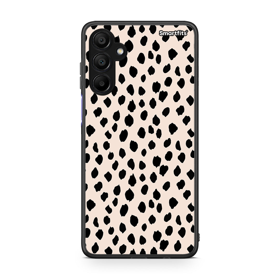 Samsung Galaxy A15 5G New Polka Dots θήκη από τη Smartfits με σχέδιο στο πίσω μέρος και μαύρο περίβλημα | Smartphone case with colorful back and black bezels by Smartfits