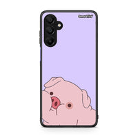 Thumbnail for Samsung Galaxy A15 5G Pig Love 2 Θήκη Αγίου Βαλεντίνου από τη Smartfits με σχέδιο στο πίσω μέρος και μαύρο περίβλημα | Smartphone case with colorful back and black bezels by Smartfits